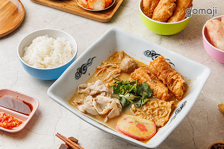 招牌麻奶鍋-雞肉-白飯