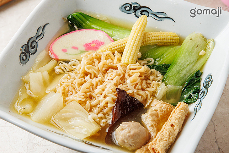 黃金雞湯鍋-蔬菜-王子麵