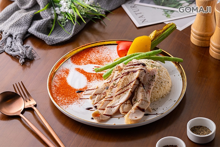 慢煮雞胸時蔬定食