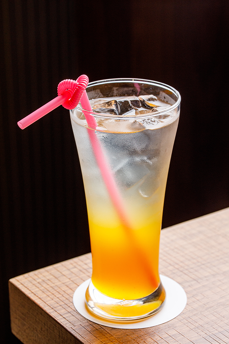 百香果氣泡飲