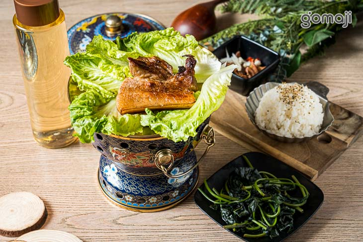 白酒烤哈脾豬套餐