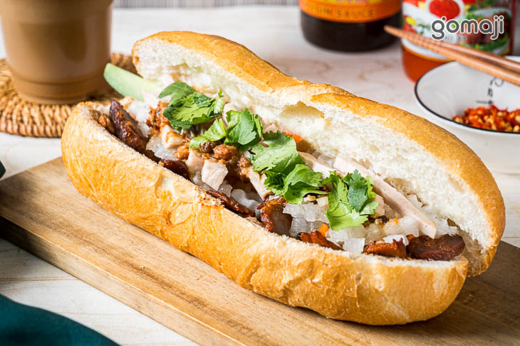 招牌(燒肉火腿) 越式法國麵包