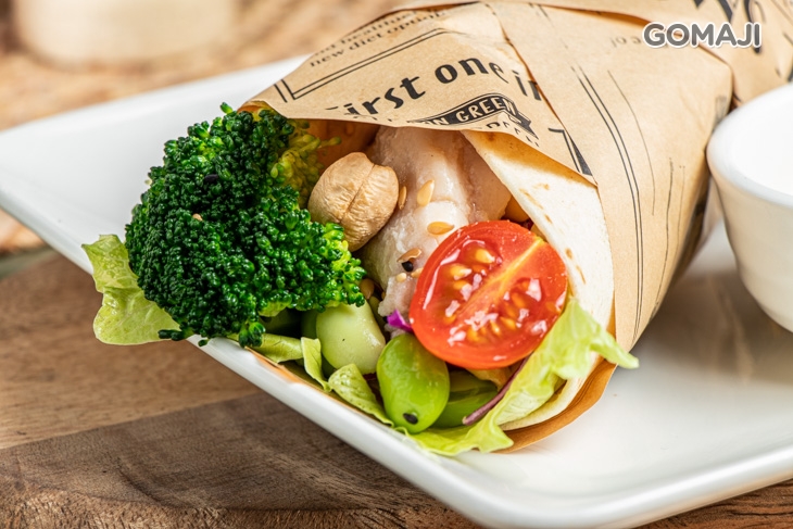 捲餅 千島醬 雞胸肉