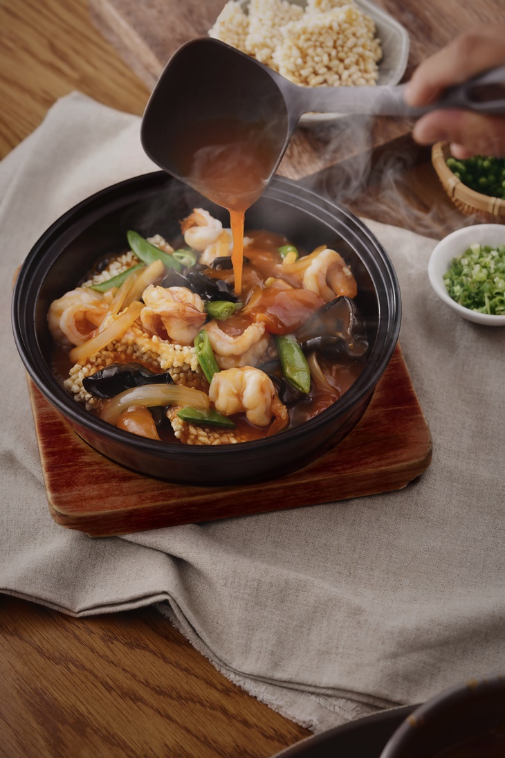 鍋巴蝦仁滋滋響