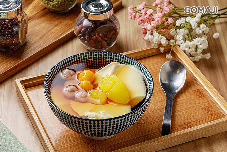 糖水豆花(粉粿+芋圓+地瓜圓)