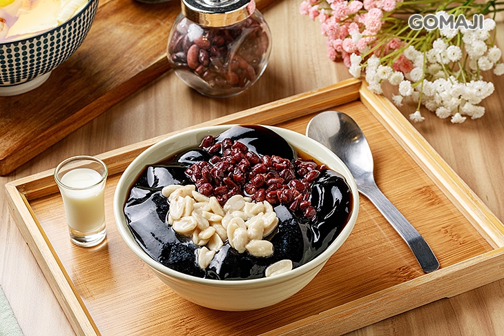 嫩仙草凍(紅豆+花生)