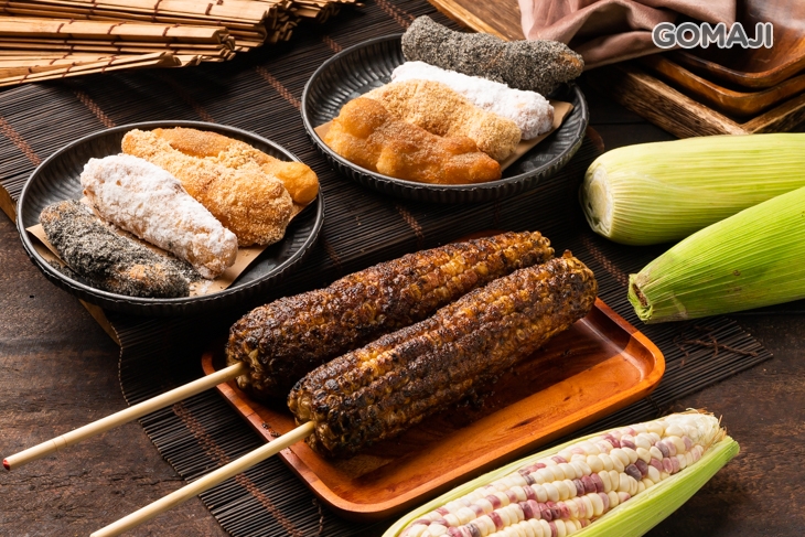 水柳伯炭烤玉米&白糖粿