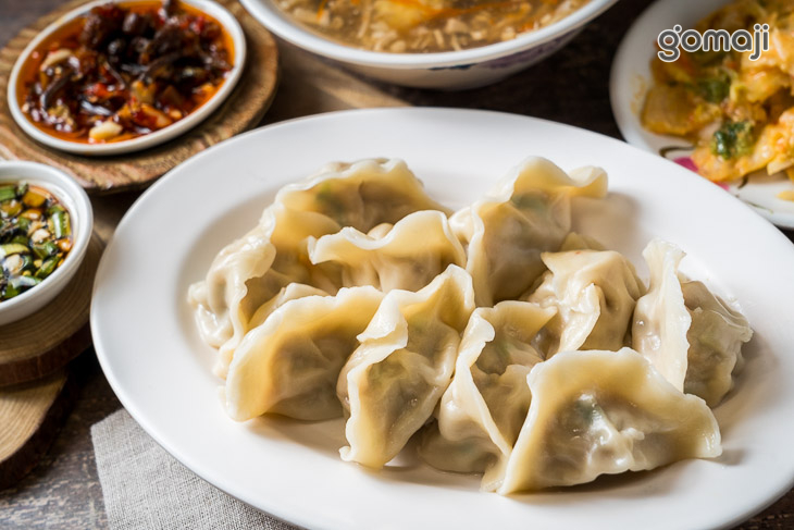 胡瓜水餃+酸辣湯+主廚特製小菜