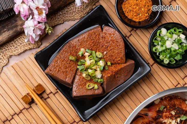 招牌麻辣果凍鴨血