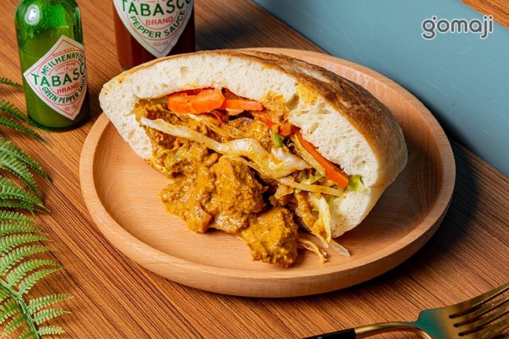 印度奶油雞口袋餅