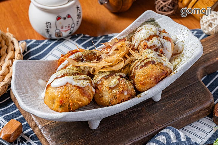 外酥裡嫩章魚燒