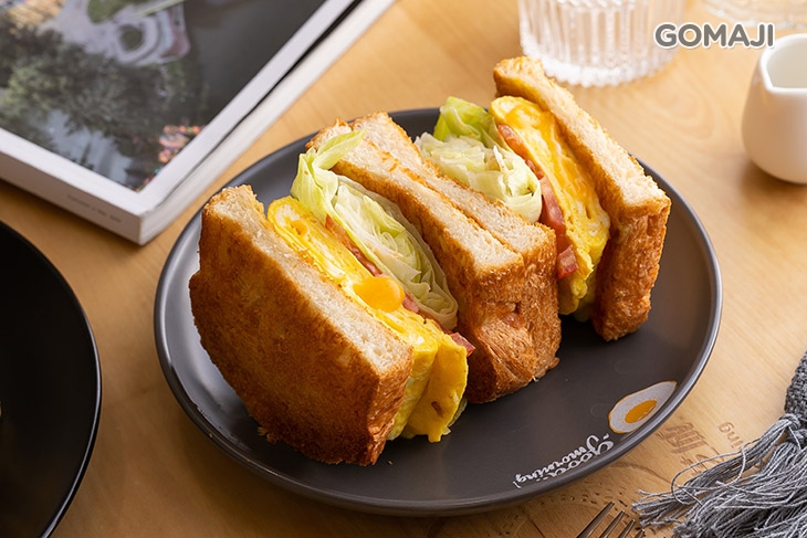 厚蛋起司燒丹麥吐司