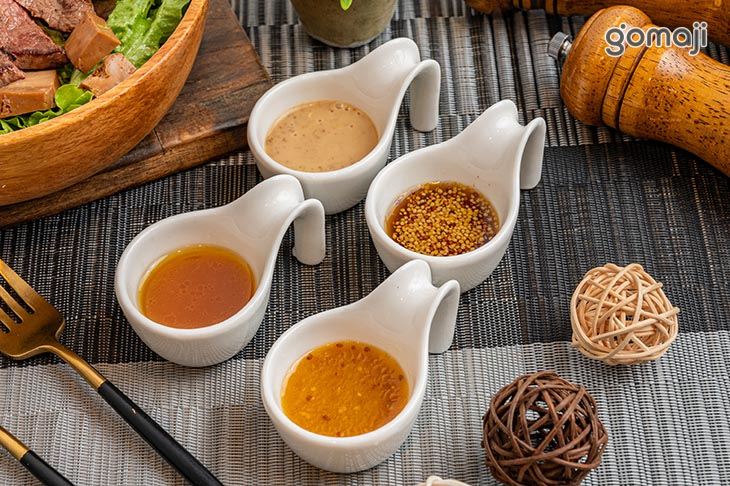 嫩肩牛排蒔蔬(醬料四選一)(蘋果油醋醬、和風醬、胡麻醬、蜂蜜芥末) 