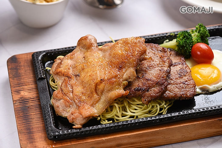 里肌豬+雞腿排