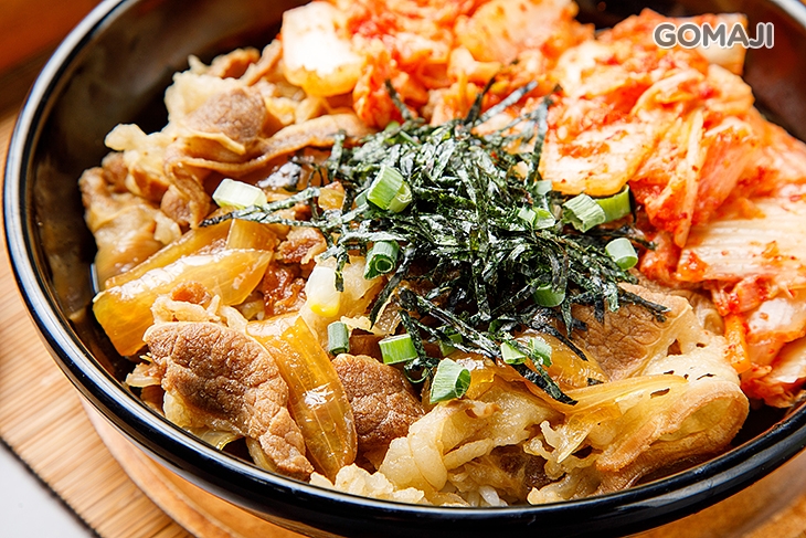 泡菜牛肉丼