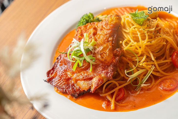 番茄雞腿義大利麵