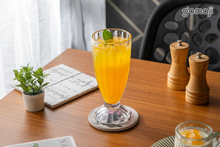 蜜桃香橙氣泡飲