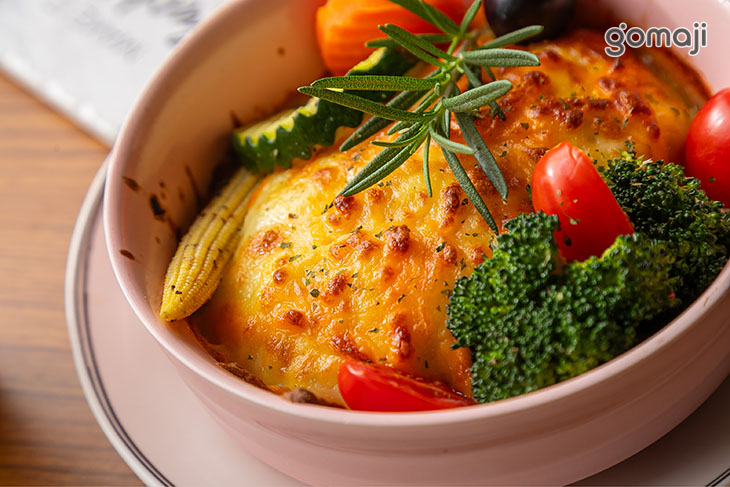 焗烤海鮮巧達千層麵