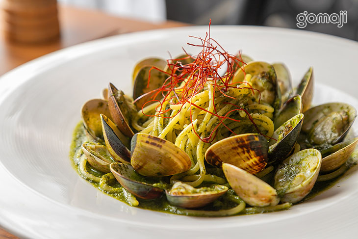 青醬蛤蜊義大利麵