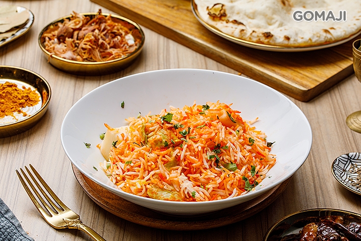 烤雞肉塊香料飯