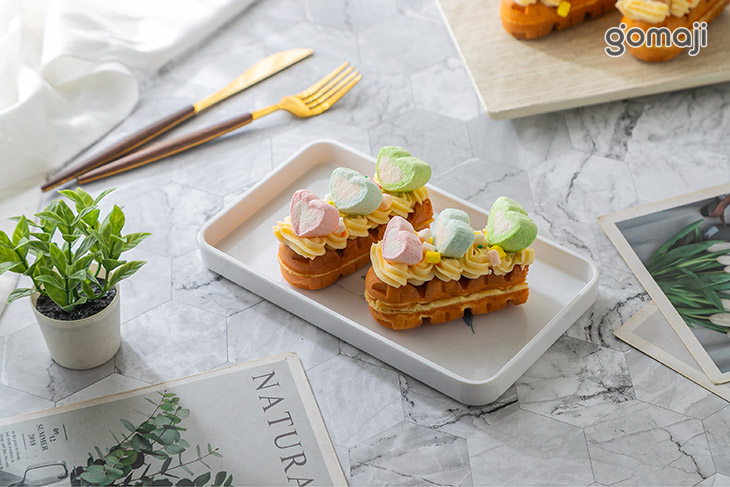 香草鮮奶卡士達-棉花糖