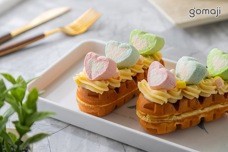 香草鮮奶卡士達-棉花糖