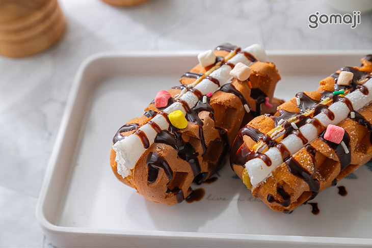 招牌原味鬆餅-巧克力Q麻吉