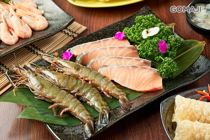 大草蝦+鮭魚清肉