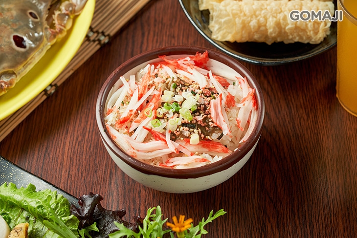 日本蟹膏拌飯