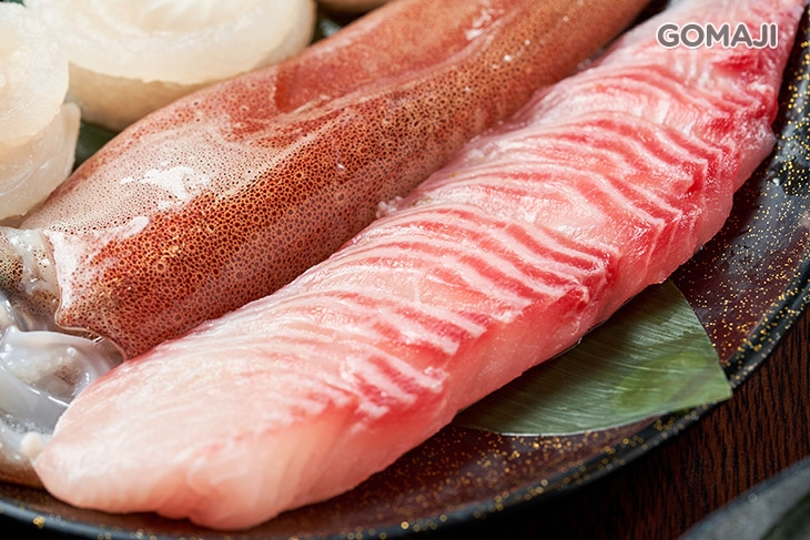 鯛魚片+東北小卷+鱈花魚卷