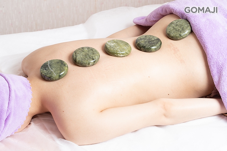 能量熱石促進循環按摩