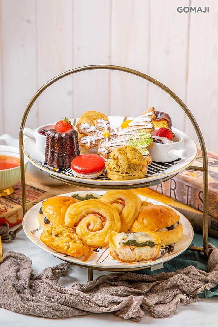 巴黎十五雙層下午茶