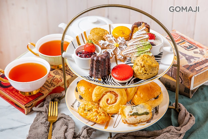 巴黎十五雙層下午茶