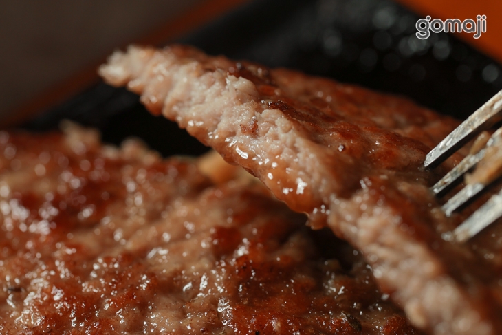 大比目魚排+豬排