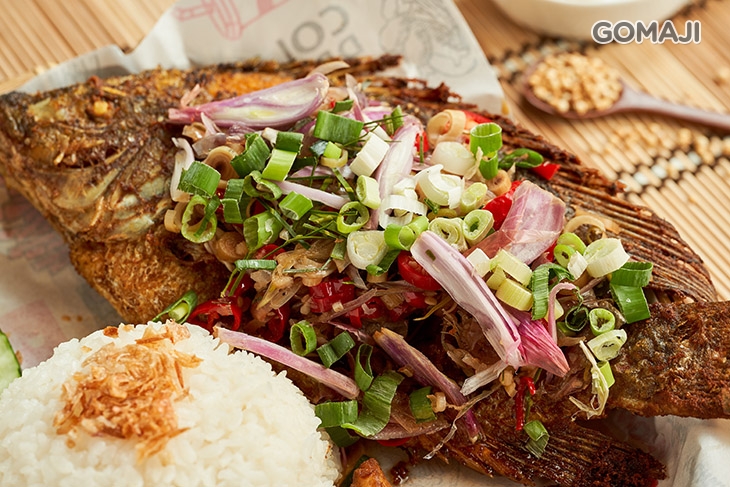 巴里島醬吳郭魚飯