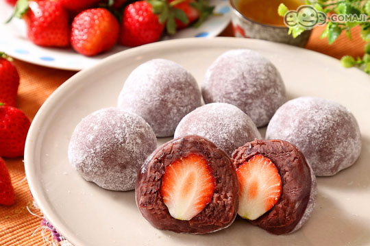 紫米草莓麻糬(大福)