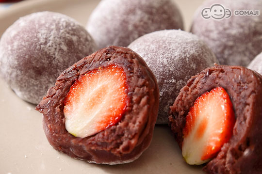 紫米草莓麻糬(大福)