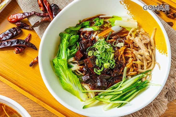 炸麻雙饗乾麵 