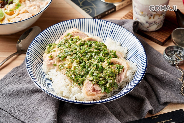 伍玲油蔥雞腿肉飯