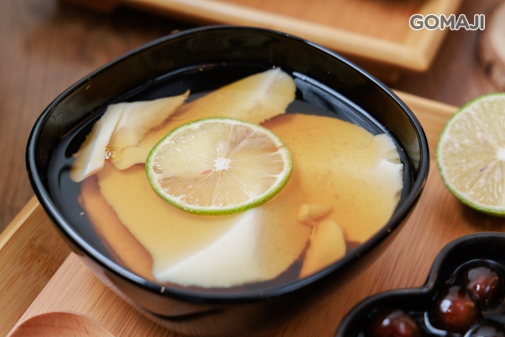 黑糖檸檬豆花