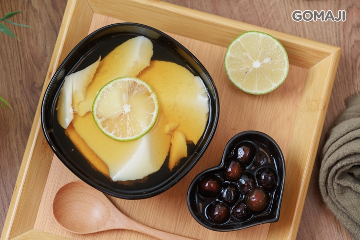黑糖檸檬豆花