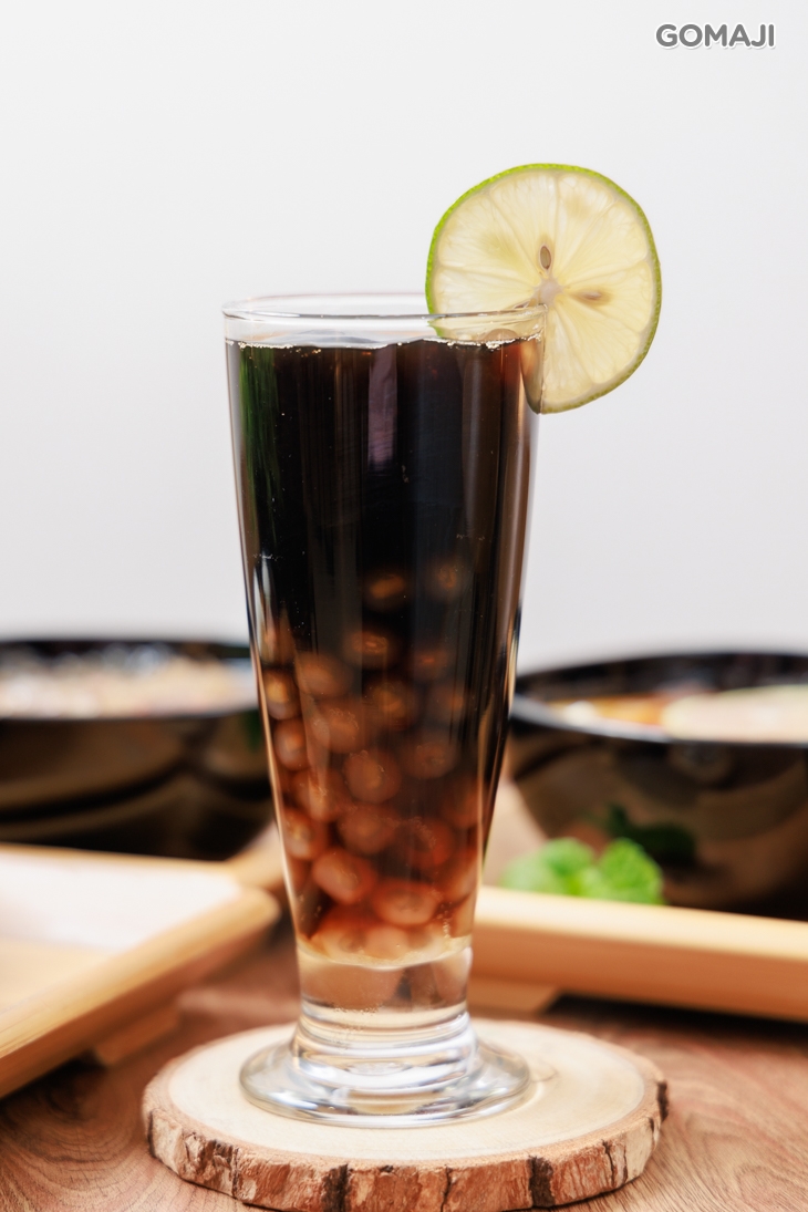 包心黑糖仙草飲