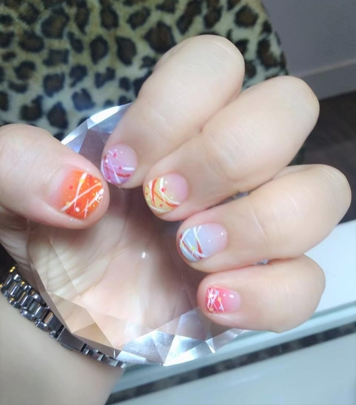 造型手部凝膠美甲