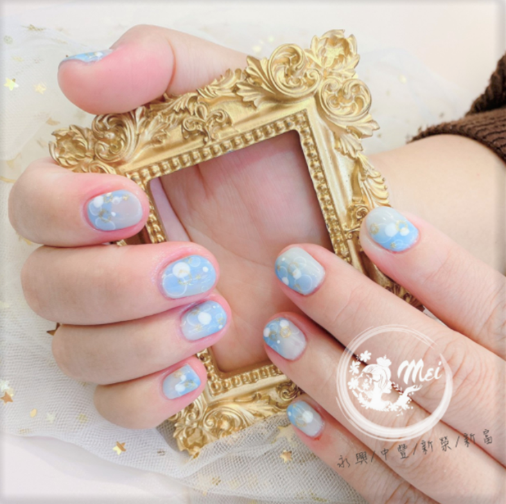 造型手部凝膠美甲