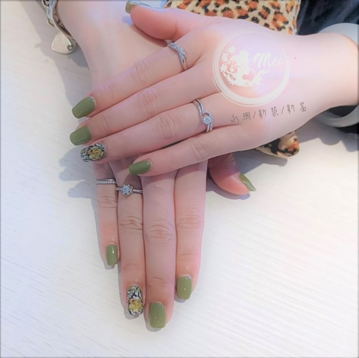 造型手部凝膠美甲