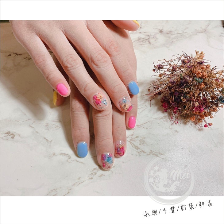 造型手部凝膠美甲