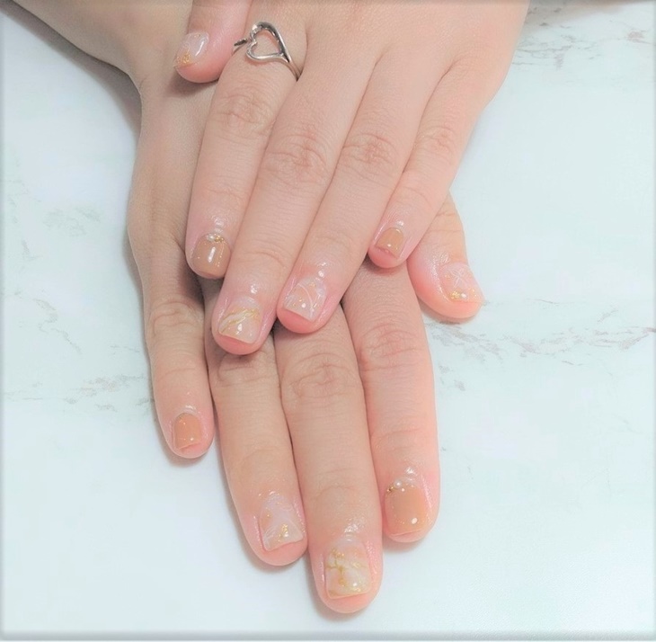 造型手部凝膠美甲