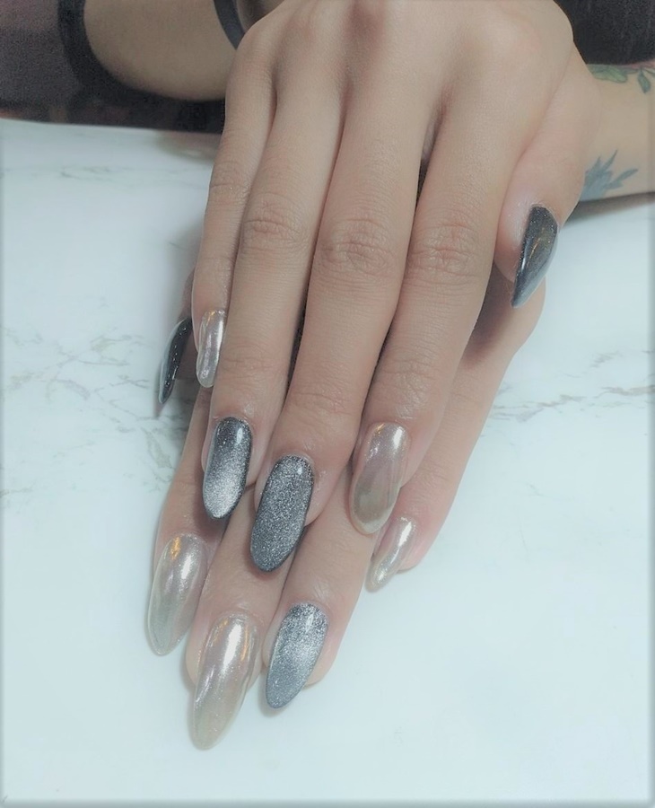 造型手部凝膠美甲