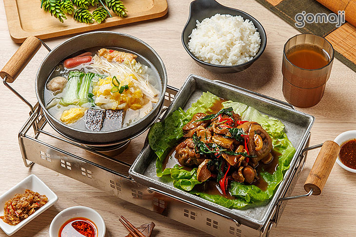 傳統三杯雞-酸白菜湯底