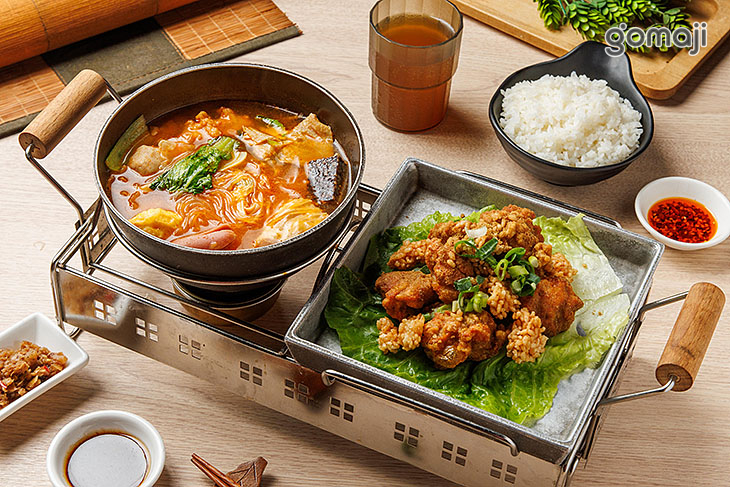 鍋吧雞(孜然香味)-辛拉麵湯底